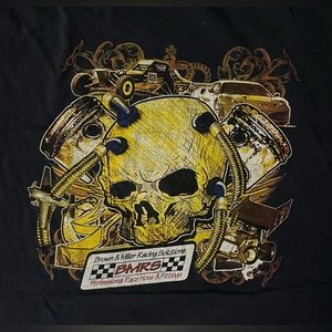 Brown & Miller XL Racing BMRS Professional Race Hose Fittings T-shirt Distressed